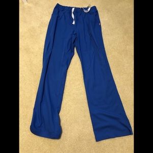 Urbane Royal Flared Scrub Pants